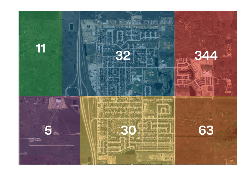 Martensville Ridership Areas