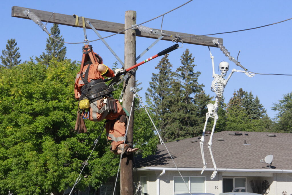 Rosthern Parade 4 - SaskPower Skeleton